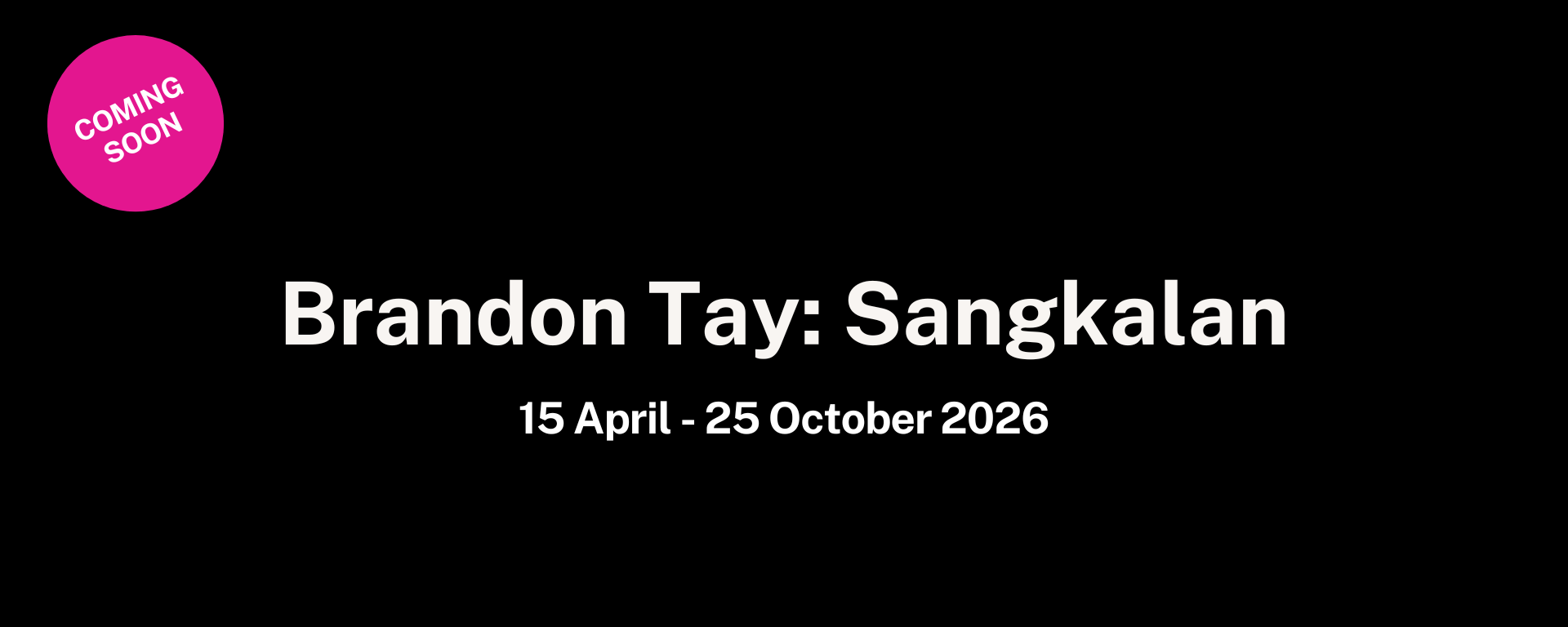 Brandon Tay: Sangkalan