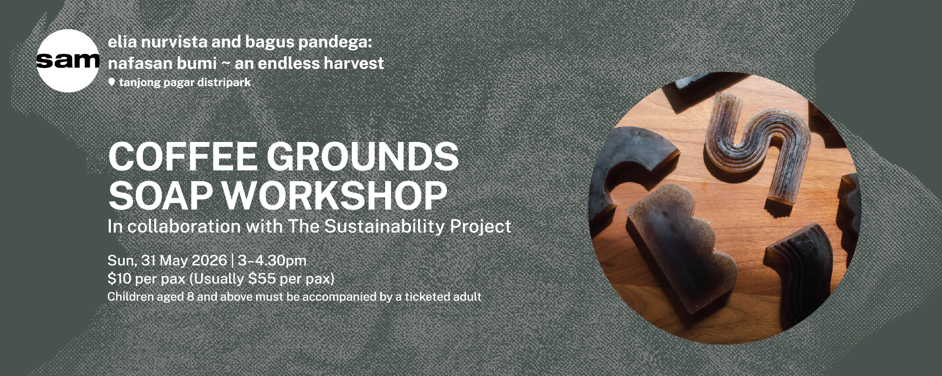 Coffee Grounds Soap Workshop