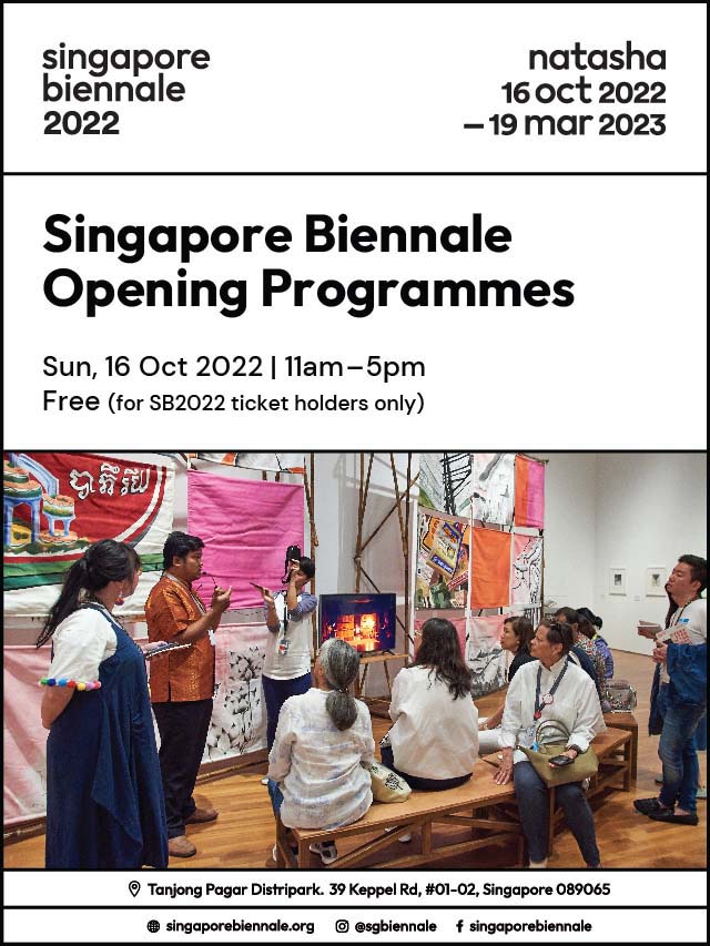 Singapore Biennale 2022 Opening Programmes