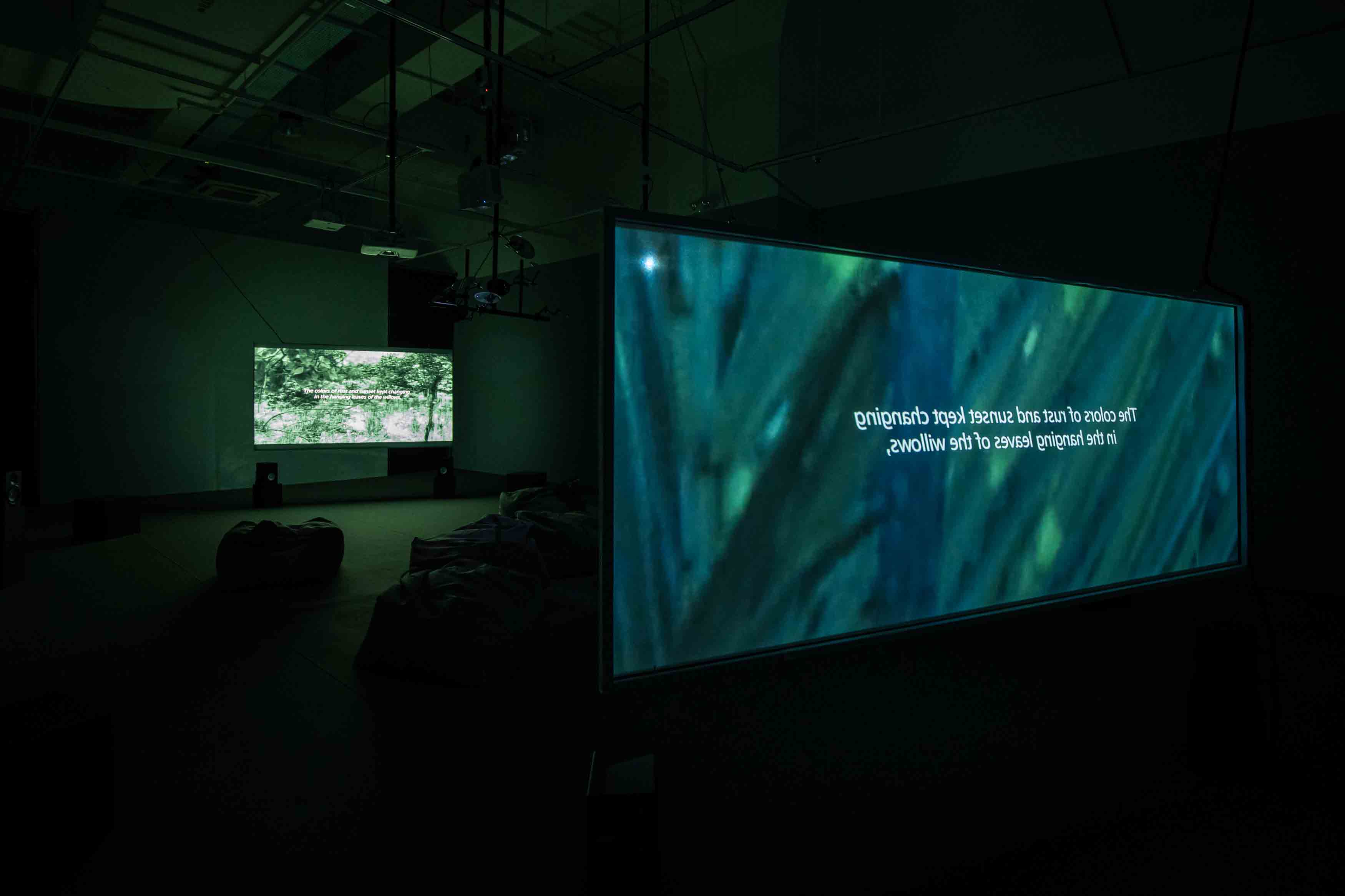 Nguyễn Trinh Thi, 47 Days, Sound-less (2024) installation view, Singapore Art Museum. 