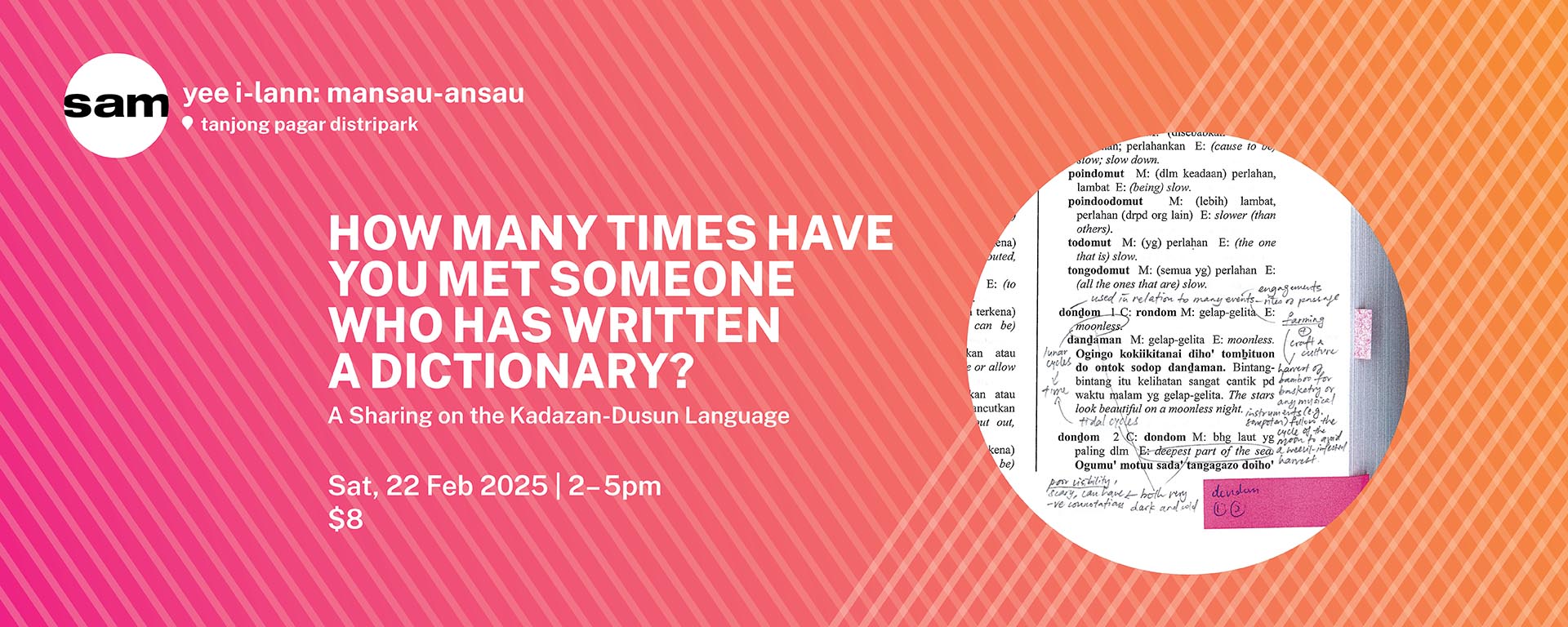 ​​How many times have you met someone who has written a dictionary?:  A Sharing on the Kadazan-Dusun Language​ 